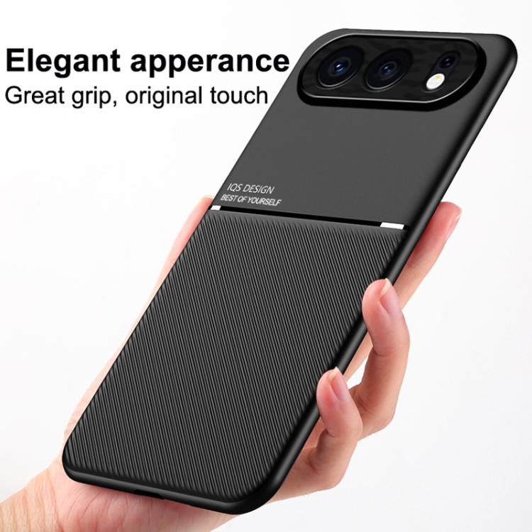 For Honor 500 Pro Global 155.8mm Classic Tilt Strip Grain Magnetic PC Hybrid TPU Phone Case