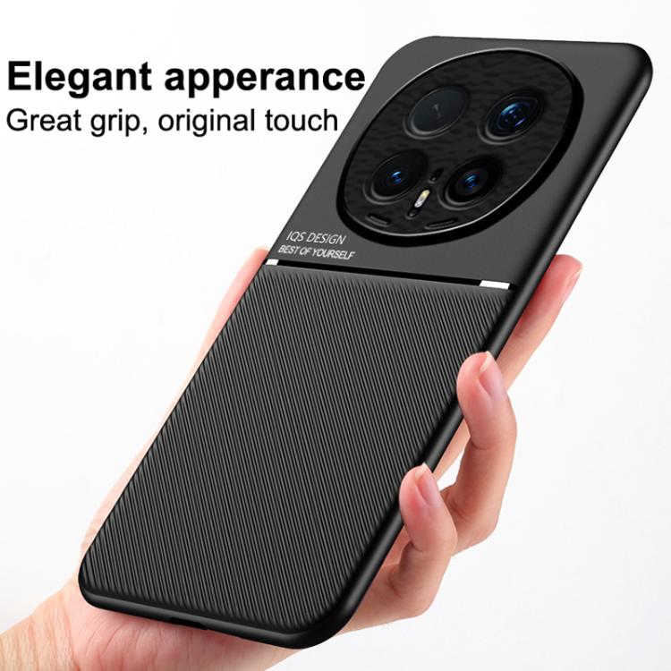 For Honor Magic8 Classic Tilt Strip Grain Magnetic PC Hybrid TPU Phone Case