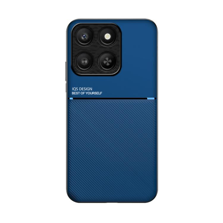 For Honor 400 Smart / X7d 4G / 5G Classic Tilt Strip Grain Magnetic PC Hybrid TPU Phone Case