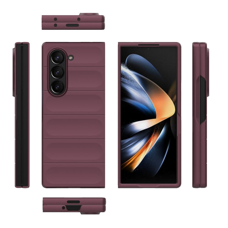 For Samsung Galaxy Z Fold6 Magic Shield Fold PC Shockproof Phone Case