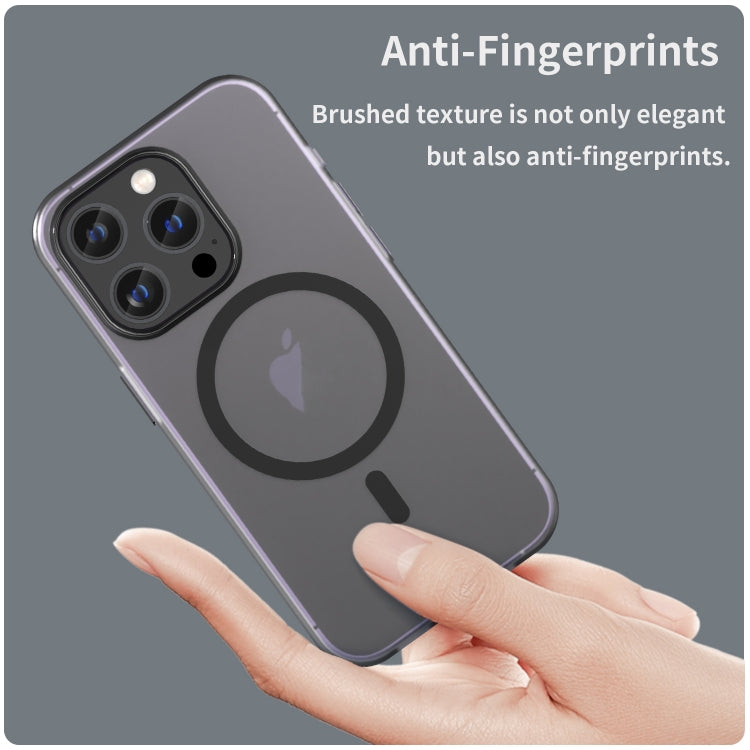 For iPhone 16 Pro MagSafe Frosted Translucent TPU + PC Full Coverage Phone Case