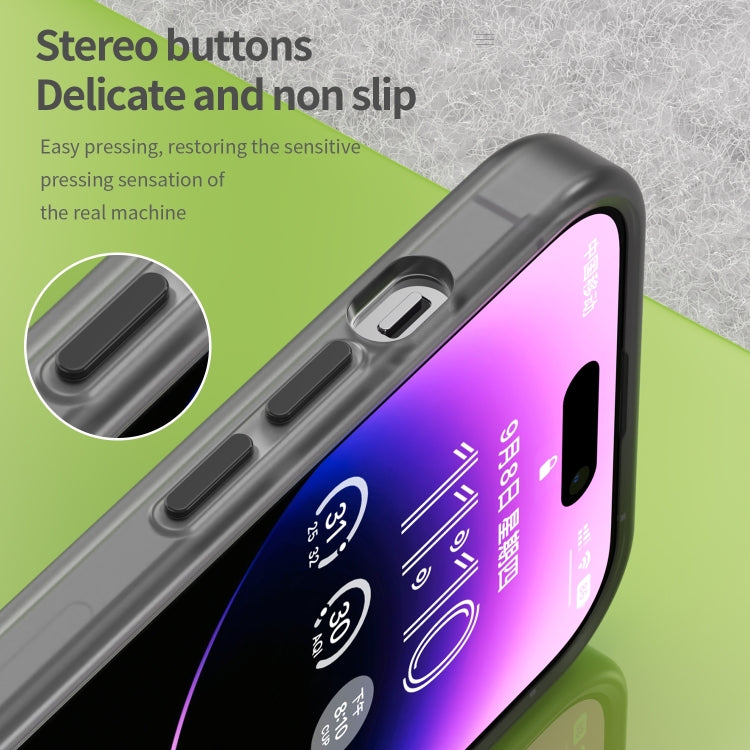 For iPhone 16 Pro MagSafe Frosted Translucent TPU + PC Full Coverage Phone Case