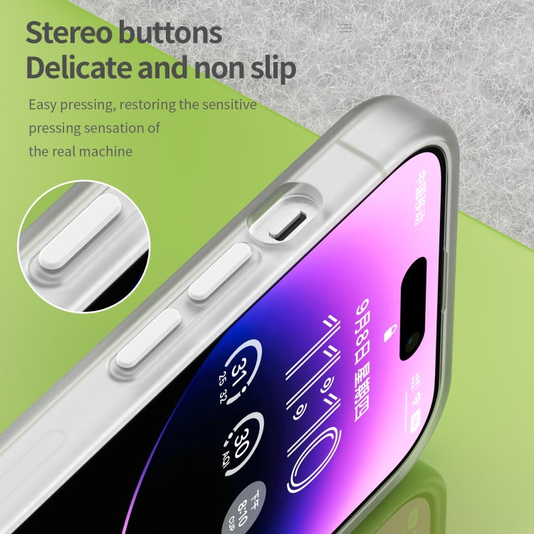 For iPhone 16 Pro MagSafe Frosted Translucent TPU + PC Full Coverage Phone Case