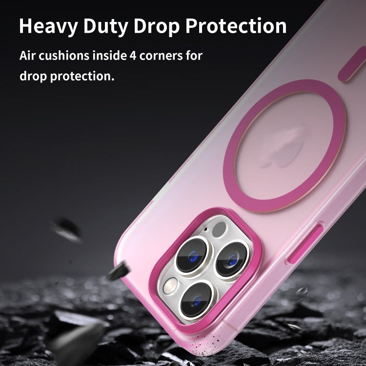 For iPhone 16 Pro MagSafe Frosted Translucent TPU + PC Full Coverage Phone Case