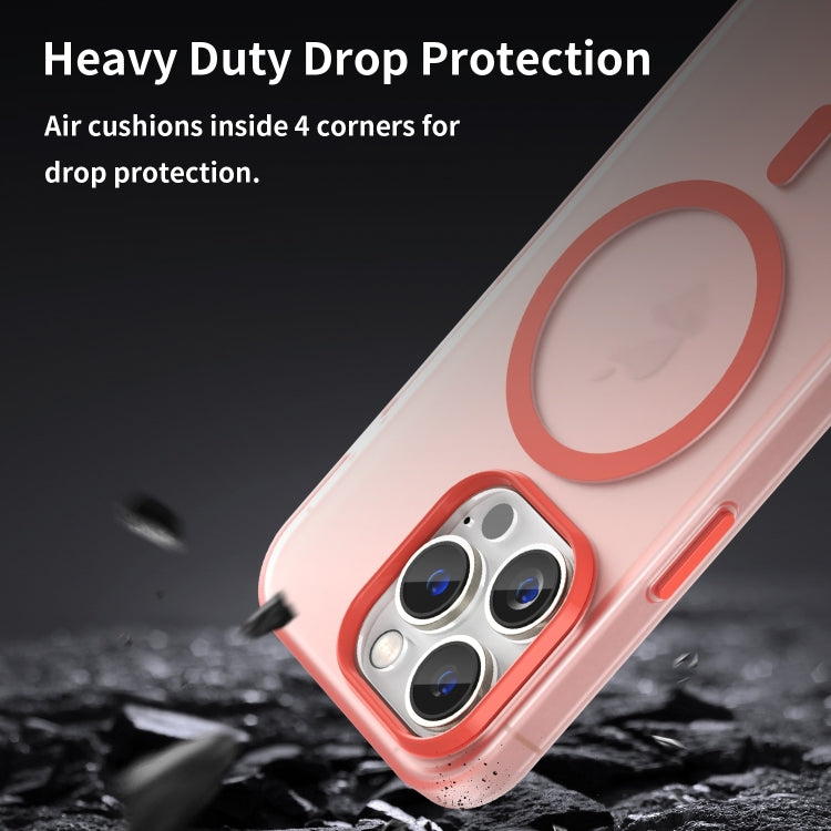 For iPhone 16 Pro MagSafe Frosted Translucent TPU + PC Full Coverage Phone Case