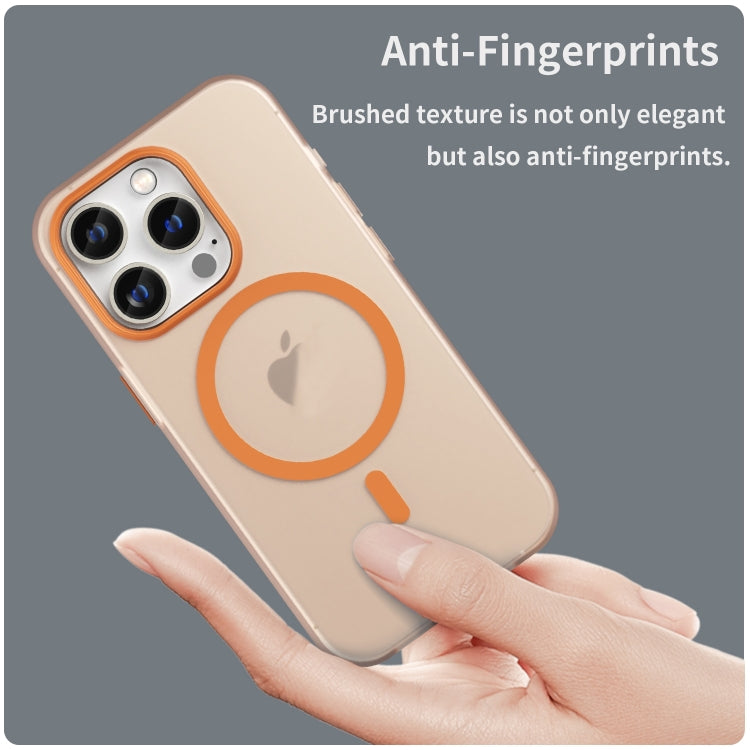 For iPhone 16 Pro MagSafe Frosted Translucent TPU + PC Full Coverage Phone Case