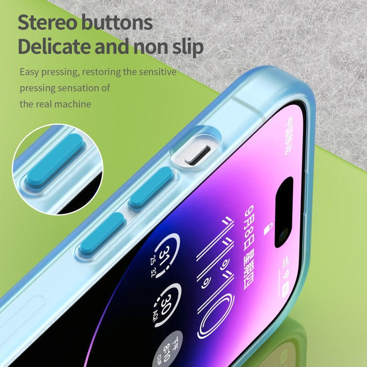For iPhone 16 Pro Max MagSafe Frosted Translucent TPU + PC Full Coverage Phone Case