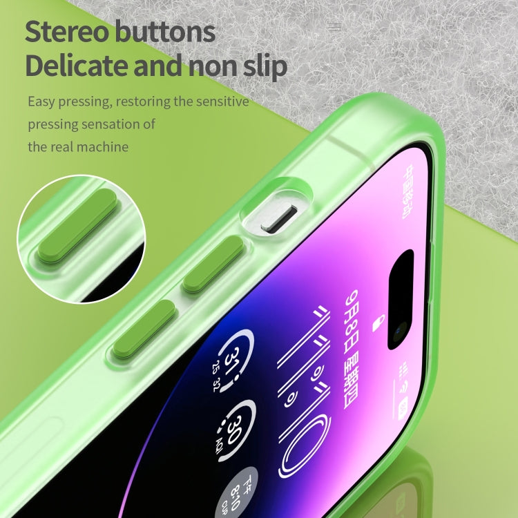 For iPhone 16 Pro Max MagSafe Frosted Translucent TPU + PC Full Coverage Phone Case