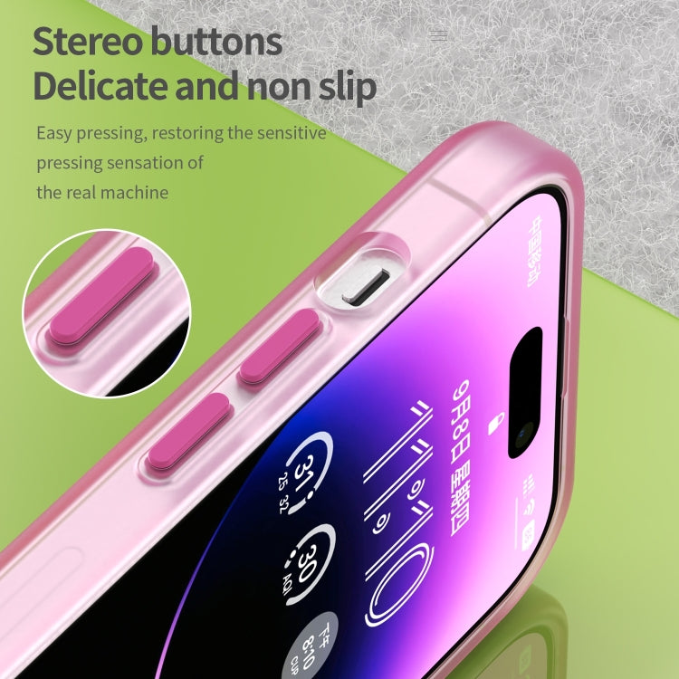 For iPhone 16 Pro Max MagSafe Frosted Translucent TPU + PC Full Coverage Phone Case