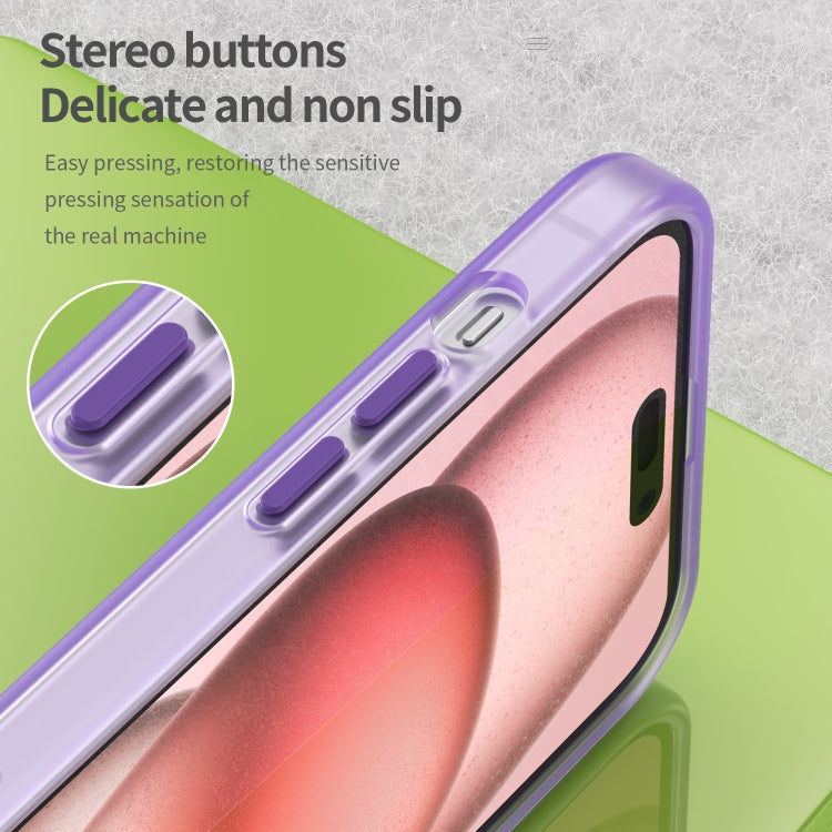For iPhone 15 Plus MagSafe Frosted Translucent TPU + PC Full Coverage Phone Case