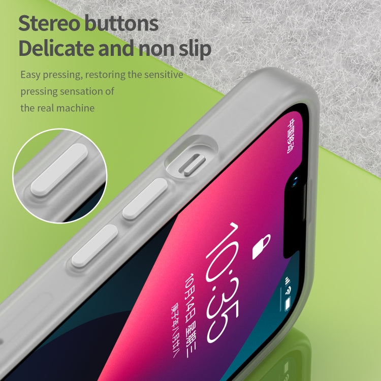 For iPhone 13 MagSafe Frosted Translucent TPU + PC Full Coverage Phone Case