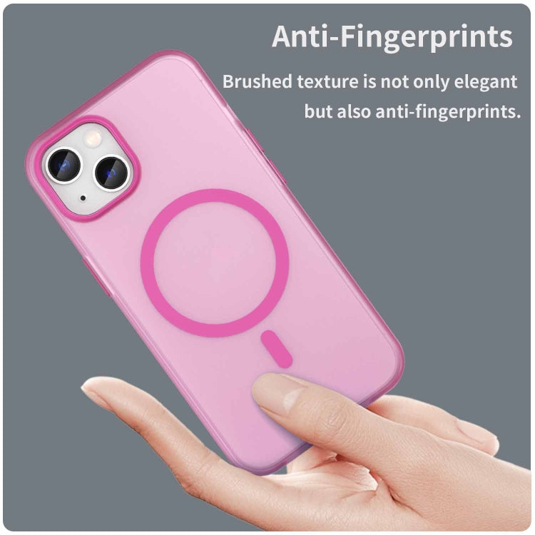 For iPhone 13 MagSafe Frosted Translucent TPU + PC Full Coverage Phone Case