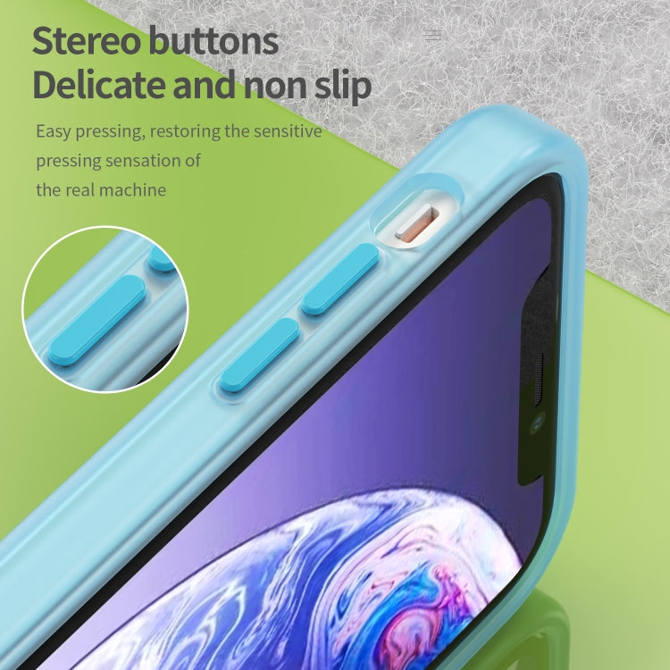 For iPhone 12 MagSafe Frosted Translucent TPU + PC Full Coverage Phone Case