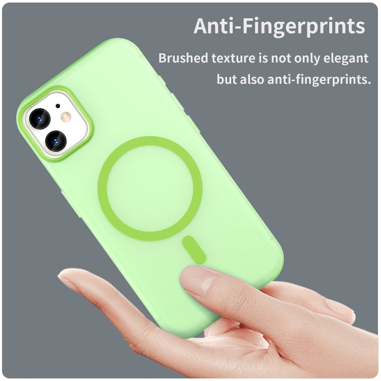 For iPhone 12 MagSafe Frosted Translucent TPU + PC Full Coverage Phone Case