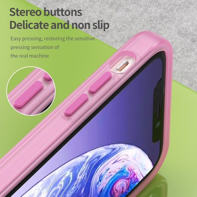 For iPhone 12 MagSafe Frosted Translucent TPU + PC Full Coverage Phone Case