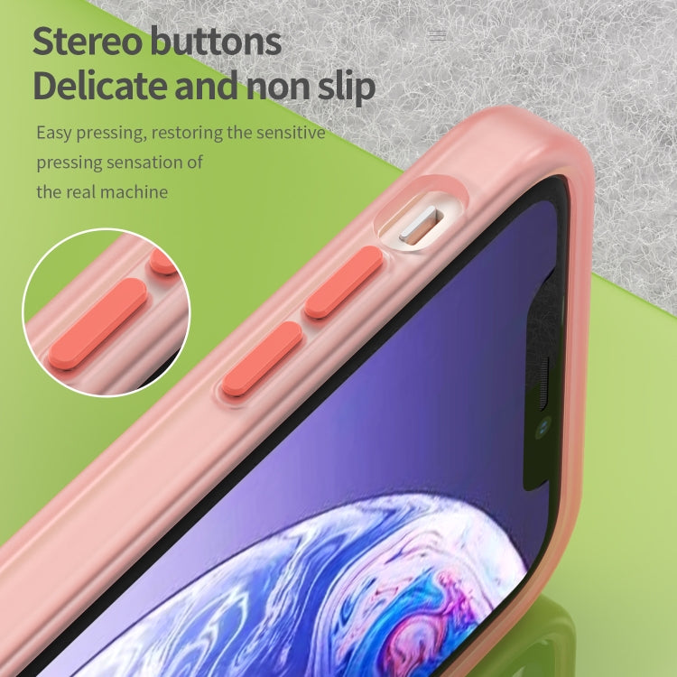 For iPhone 12 MagSafe Frosted Translucent TPU + PC Full Coverage Phone Case