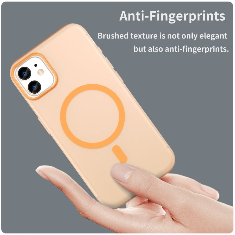 For iPhone 12 MagSafe Frosted Translucent TPU + PC Full Coverage Phone Case