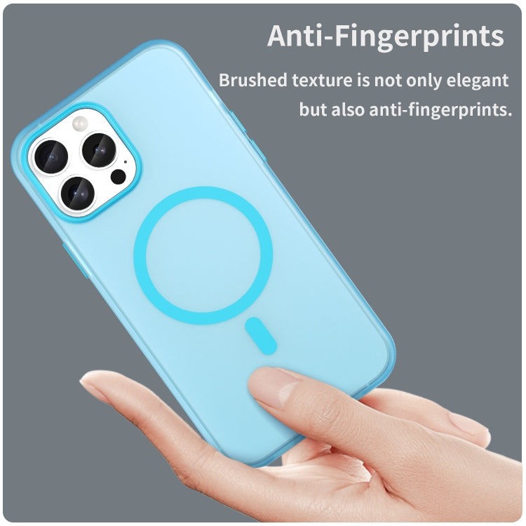 For iPhone 12 Pro Max MagSafe Frosted Translucent TPU + PC Full Coverage Phone Case