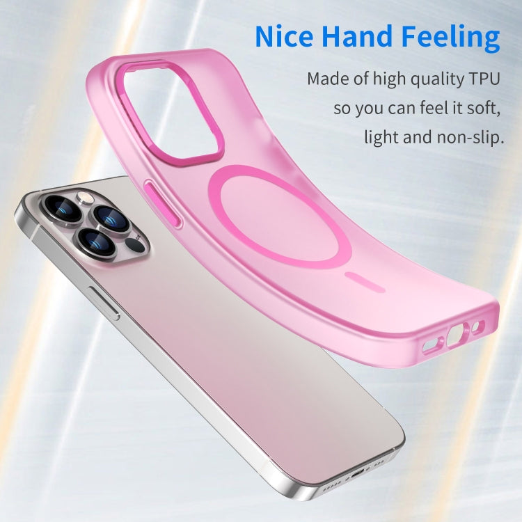 For iPhone 12 Pro Max MagSafe Frosted Translucent TPU + PC Full Coverage Phone Case