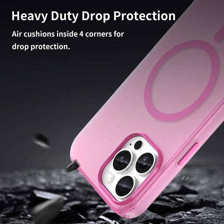 For iPhone 12 Pro Max MagSafe Frosted Translucent TPU + PC Full Coverage Phone Case