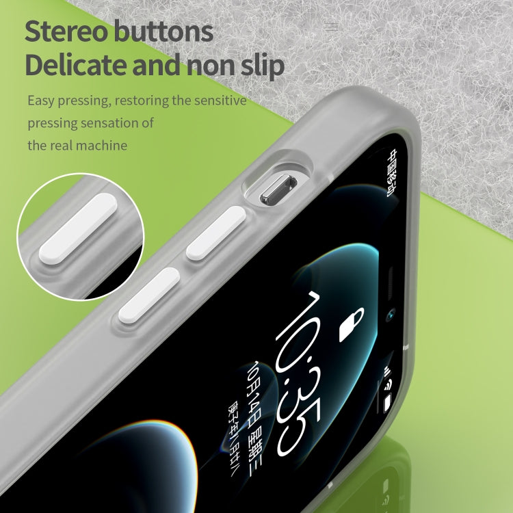 For iPhone 12 Pro MagSafe Frosted Translucent TPU + PC Full Coverage Phone Case