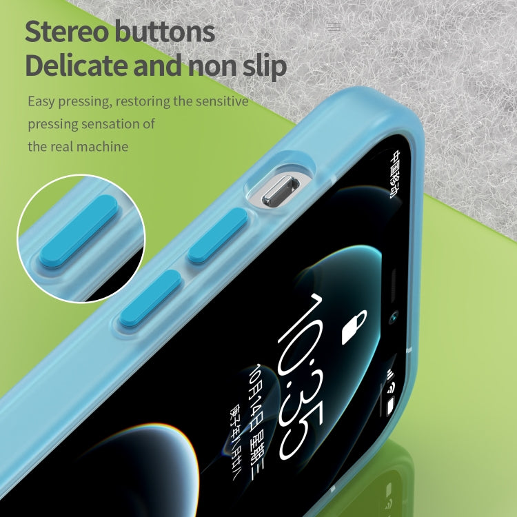 For iPhone 12 Pro MagSafe Frosted Translucent TPU + PC Full Coverage Phone Case
