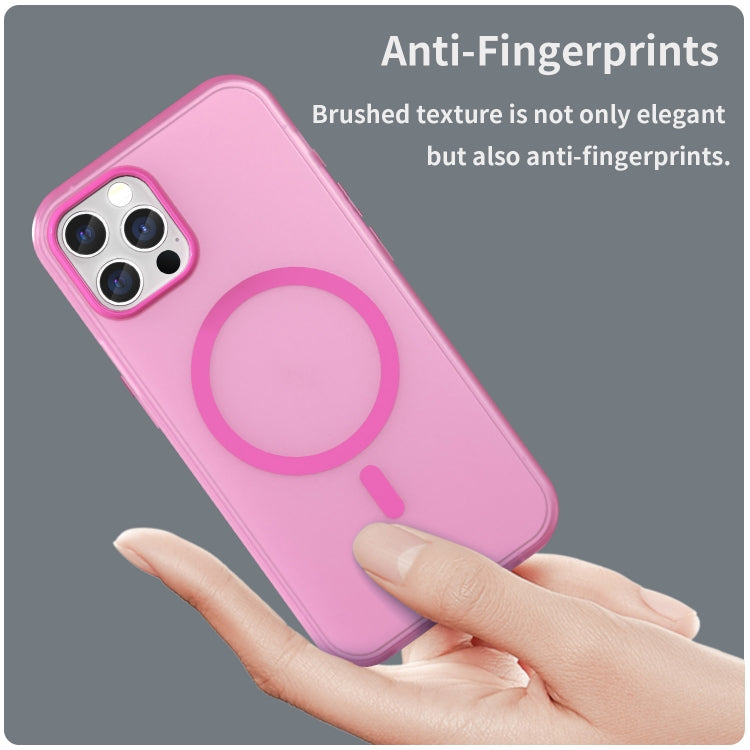For iPhone 12 Pro MagSafe Frosted Translucent TPU + PC Full Coverage Phone Case