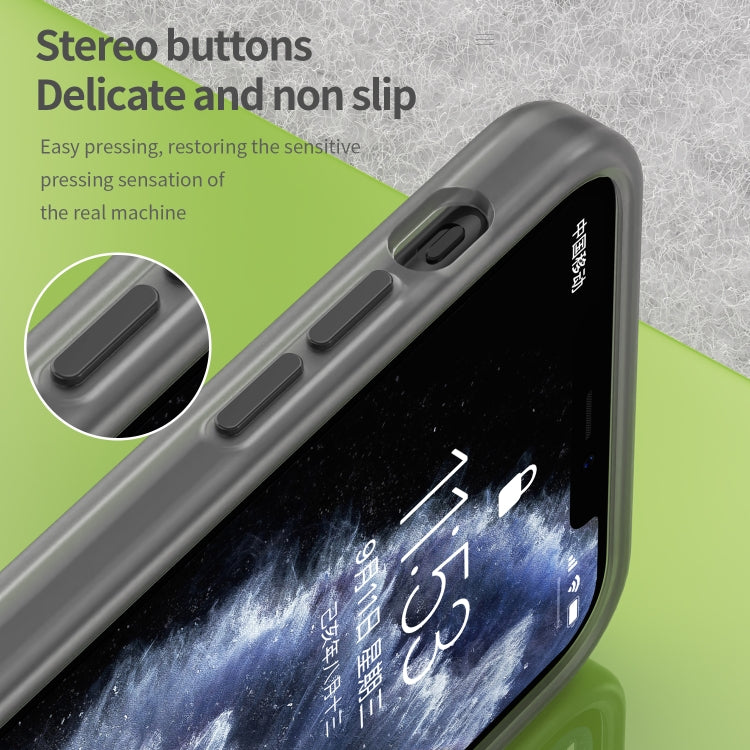 For iPhone 11 Pro Max MagSafe Frosted Translucent TPU + PC Full Coverage Phone Case
