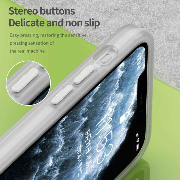 For iPhone 11 Pro Max MagSafe Frosted Translucent TPU + PC Full Coverage Phone Case