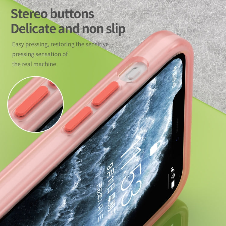 For iPhone 11 Pro Max MagSafe Frosted Translucent TPU + PC Full Coverage Phone Case