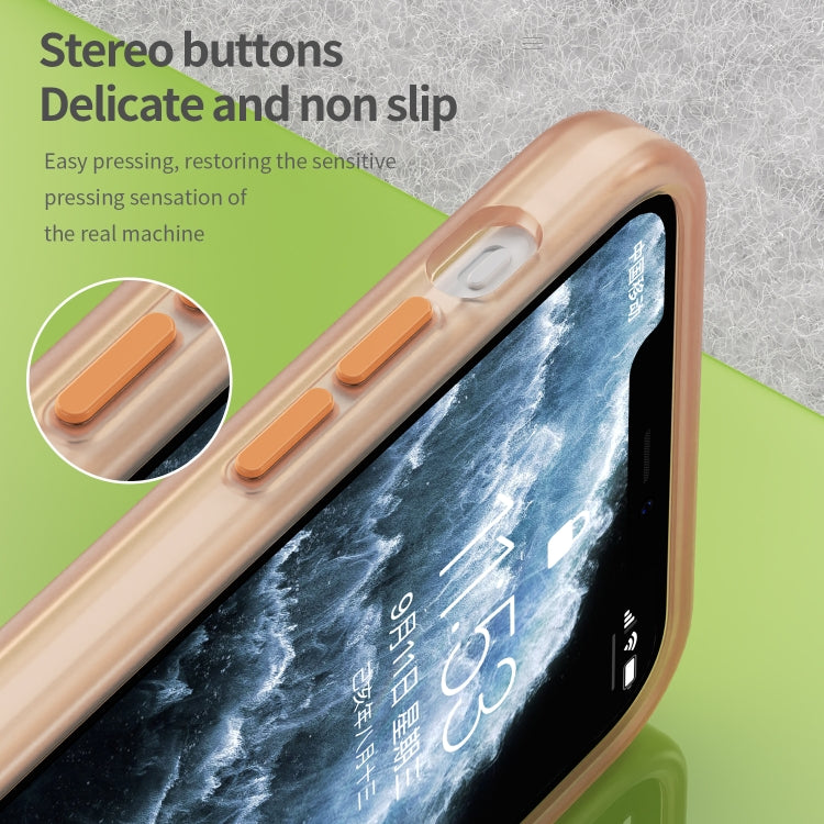 For iPhone 11 Pro Max MagSafe Frosted Translucent TPU + PC Full Coverage Phone Case