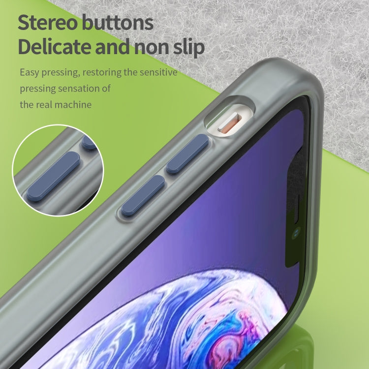 For iPhone 11 MagSafe Frosted Translucent TPU + PC Full Coverage Phone Case