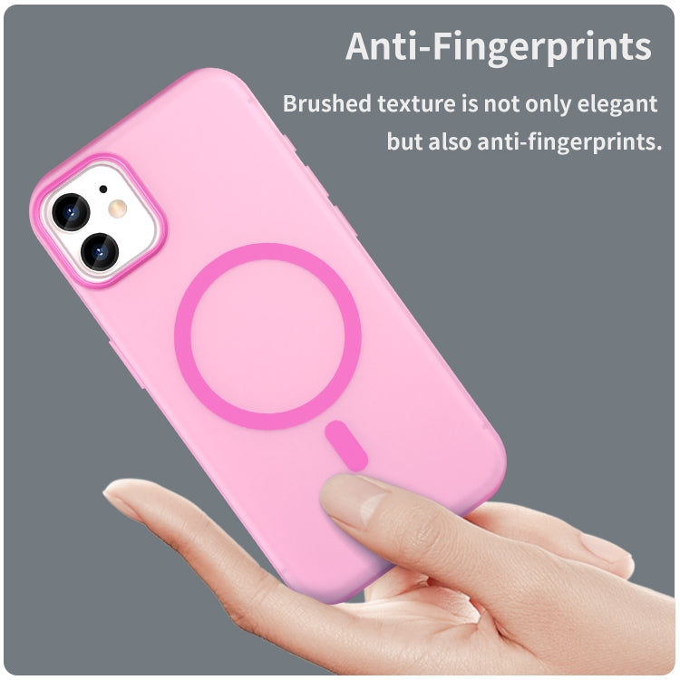For iPhone 11 MagSafe Frosted Translucent TPU + PC Full Coverage Phone Case