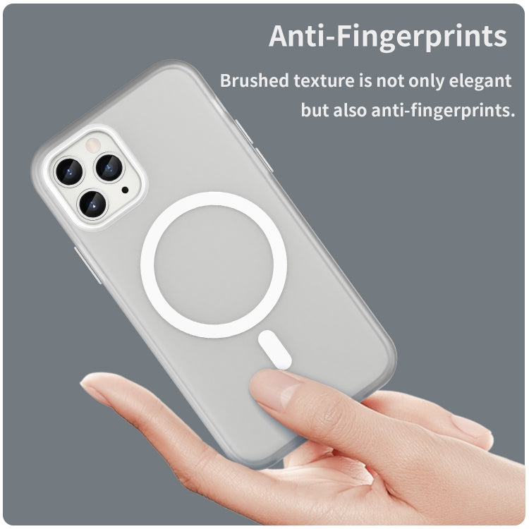 For iPhone 11 Pro MagSafe Frosted Translucent TPU + PC Full Coverage Phone Case
