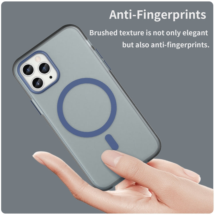 For iPhone 11 Pro MagSafe Frosted Translucent TPU + PC Full Coverage Phone Case