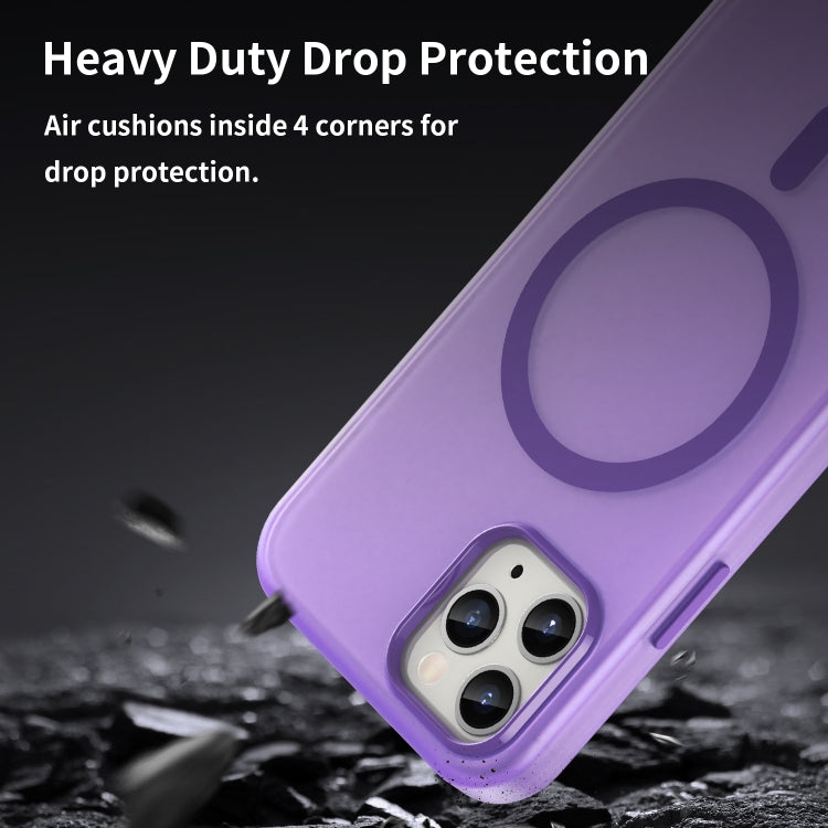 For iPhone 11 Pro MagSafe Frosted Translucent TPU + PC Full Coverage Phone Case