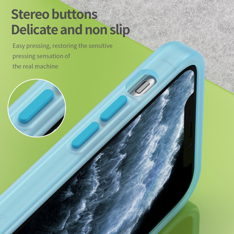 For iPhone 11 Pro MagSafe Frosted Translucent TPU + PC Full Coverage Phone Case