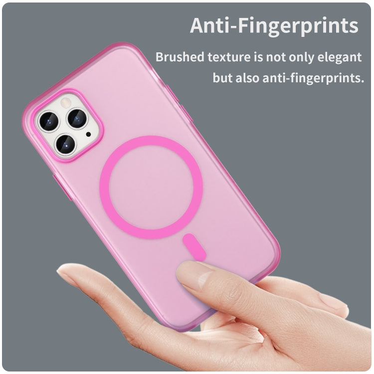 For iPhone 11 Pro MagSafe Frosted Translucent TPU + PC Full Coverage Phone Case