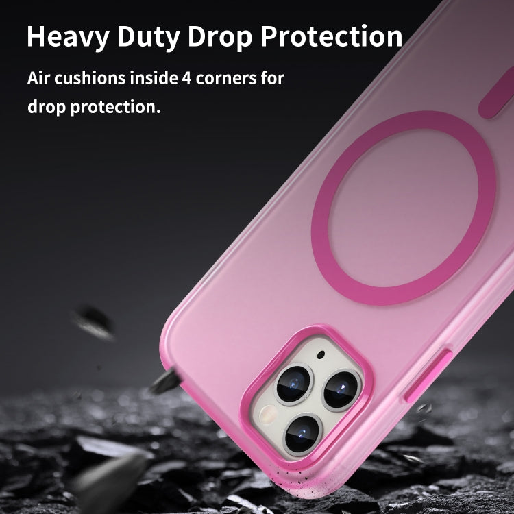 For iPhone 11 Pro MagSafe Frosted Translucent TPU + PC Full Coverage Phone Case