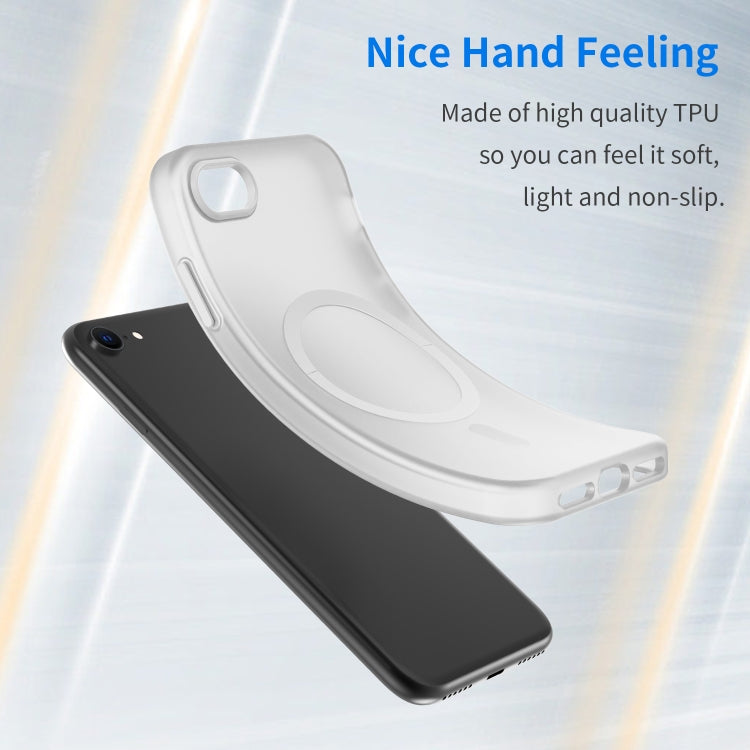 For iPhone SE 2022 / 2020 / 8 MagSafe Frosted Translucent TPU + PC Full Coverage Phone Case
