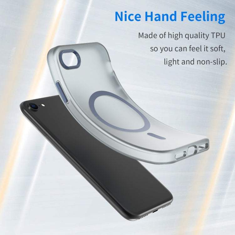 For iPhone SE 2022 / 2020 / 8 MagSafe Frosted Translucent TPU + PC Full Coverage Phone Case