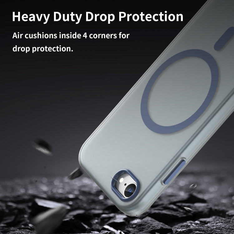 For iPhone SE 2022 / 2020 / 8 MagSafe Frosted Translucent TPU + PC Full Coverage Phone Case
