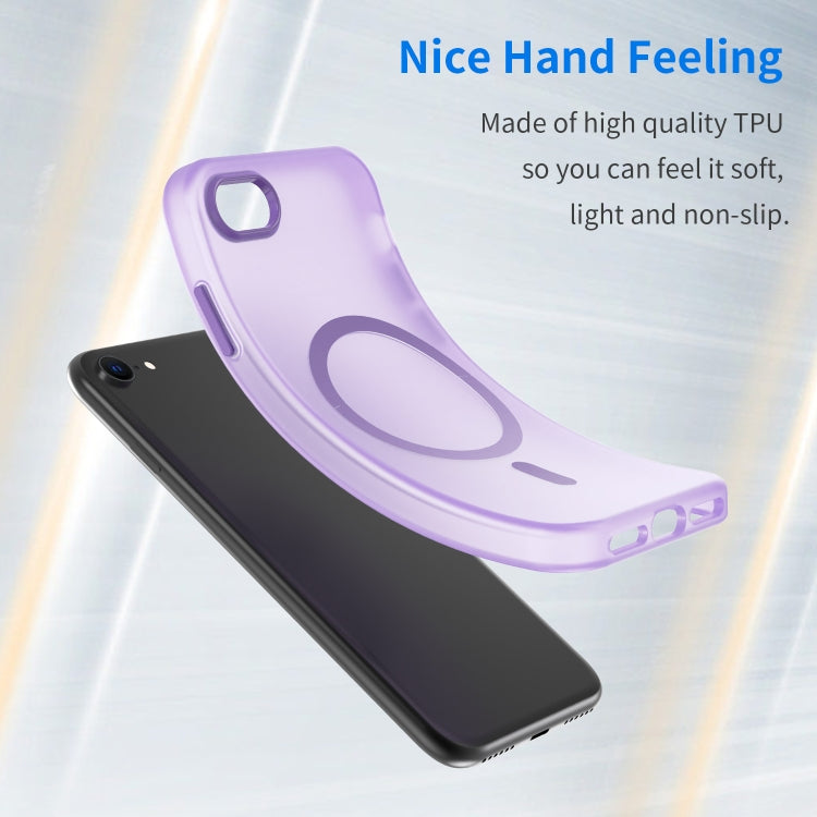 For iPhone SE 2022 / 2020 / 8 MagSafe Frosted Translucent TPU + PC Full Coverage Phone Case