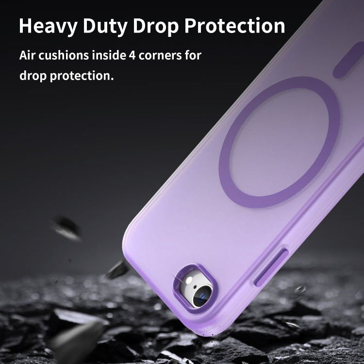 For iPhone SE 2022 / 2020 / 8 MagSafe Frosted Translucent TPU + PC Full Coverage Phone Case
