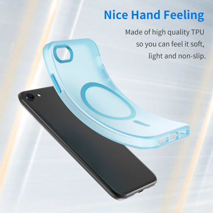 For iPhone SE 2022 / 2020 / 8 MagSafe Frosted Translucent TPU + PC Full Coverage Phone Case