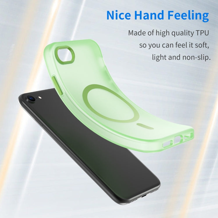 For iPhone SE 2022 / 2020 / 8 MagSafe Frosted Translucent TPU + PC Full Coverage Phone Case