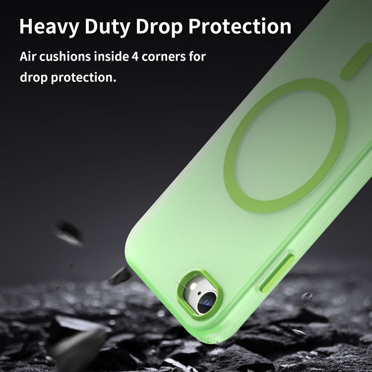 For iPhone SE 2022 / 2020 / 8 MagSafe Frosted Translucent TPU + PC Full Coverage Phone Case