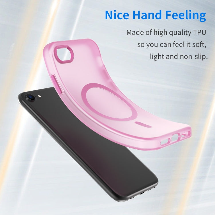 For iPhone SE 2022 / 2020 / 8 MagSafe Frosted Translucent TPU + PC Full Coverage Phone Case