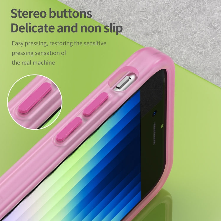 For iPhone SE 2022 / 2020 / 8 MagSafe Frosted Translucent TPU + PC Full Coverage Phone Case