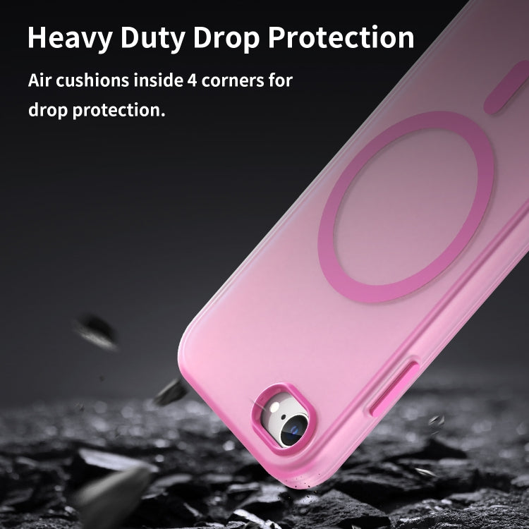 For iPhone SE 2022 / 2020 / 8 MagSafe Frosted Translucent TPU + PC Full Coverage Phone Case